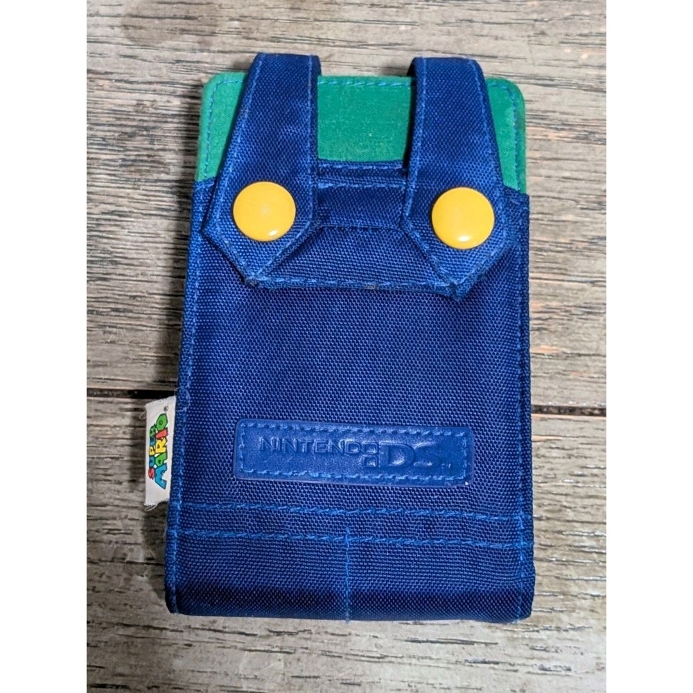 Nintendo DS Console Case Super Mario Character Luigi Edition Overalls Snap Cover